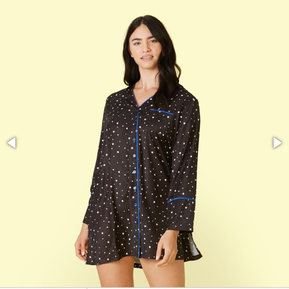 Summersalt Cloud 9 Silky Boyfriend Sleep Shirt